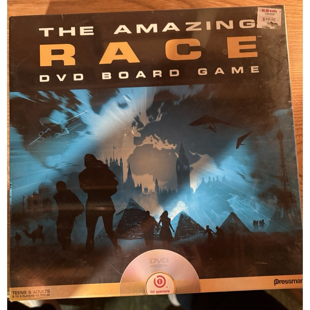 The Amazing Race DVD Board Game New In Sealed Box 2006